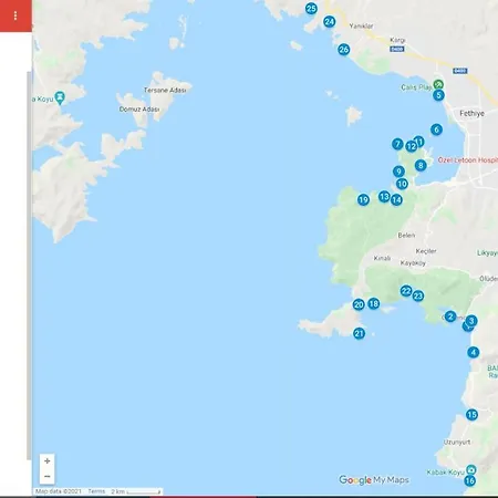 Fethiye Ovacik 4+1 Villa Holiday home Fethiye